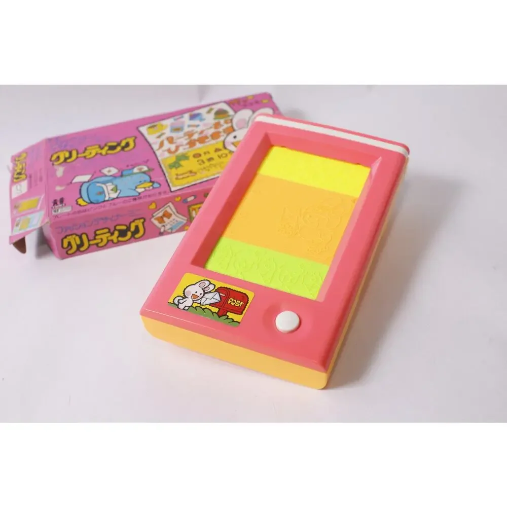 Japanese Crayon Rubbing Tomy Fashion Designer Mini Greeting Card Making Set